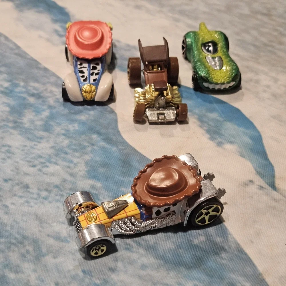 Toy Story Diecast Cars Lot of 6 Buzz Woody Jessie Rex Slinky Bullseye Disney